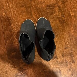 Qupid Black Heeled Boots